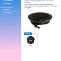 Haut-parleur de conférence USB Jabra Speak 410 reconditionné