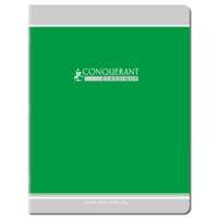 Cahier agrafé 17X22cm 140P 90G grands carreaux coloris aléatoire - CONQUÉRANT