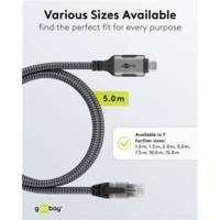 Câble Ethernet USB-C™ 3.1 vers RJ45 5 m Connexion Directe Routeur / Modem ou switch - GOOBAY