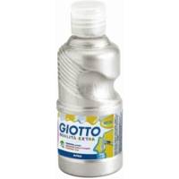 Flacon de 250 ml de gouache métallisée de couleur argent - GIOTTO