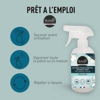 Spray 500 ml Destructeur d'odeurs Désinfectant Fleur de coton - BOLDAIR