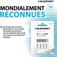 Pack 4 Piles AAA/LR03 Alcalines 1,5V - BLAUPUNKT