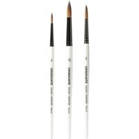 Set de 3 pinceaux synthétiques ronds - DALER ROWNEY