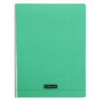 Cahier piqué 8000 POLYPRO 24x32 cm 96 p grands carreaux 90 g Coloris Aléatoire - CLAIREFONTAINE