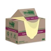 Super Sticky Recycling Notes, 12x70 feuilles, 76 x 76 mm, jaune - Post-it