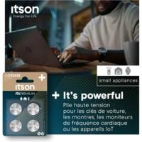 Pack de 4 Piles Bouton Lithium CR2032 3V Idéale Clé de Voiture, Balance - ITSON