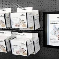 Lot de 5 Cadres d'affichages magnétiques DURAFRAME MAGNETIC, A5 Noir - DURABLE