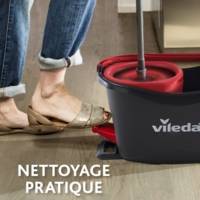 Kit Complet Seau + Balai à Frange Turbo Easy Wring + Clean - VILEDA