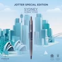 Stylo-Bille Jotter Spécial Edition Sydney Pointe Moyenne Bleue - PARKER