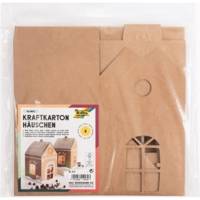 Kit 6 Maisonettes en Carton Kraft, 110 x 110 x 190 mm - FOLIA
