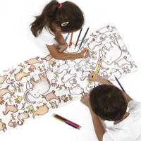 Rouleau Coloriage Graffy Roll, Le petit monde agricole 35cm x 5m - AVENUE MANDARINE