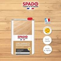 Bidon 1 l cire nourrissante parquets bois clairs - SPADO