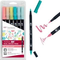 Set de 6 Feutres Dessin Double Pointe ABT couleurs candy - TOMBOW