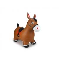 Cheval gonflable et rebondissant brun avec pompe - JAMARA