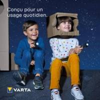 Lampe de Poche 5 LEDs Inclus 1 Pile longlife Power AA LR06 - VARTA