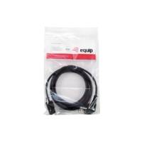 Câble d'alimentation IEC C13 vers Schucko 3 m mâle/femelle Noir - EQUIP
