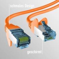 Câble réseau CAT. 7 jusqu'à 10 Gbit ORANGE 3m - EFB