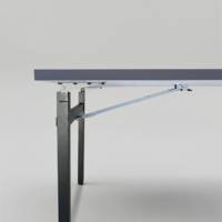 Table pliable Tambu 160x80cm bleu fes - intérieur - RestooTab