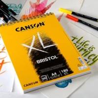 Bloc 50 Feuilles Croquis et études XL Bristol A4 180g - CANSON