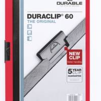 Chemise à clip DURACLIP ORIGINAL 60 A4 Rouge - DURABLE