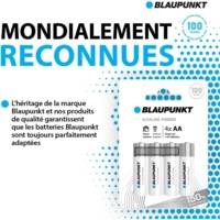 Piles AA alcalines, paquet de 4 - BLAUPUNKT