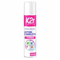 Action Complète Turbo - Aérosol (400mL) - Détachant avant-lavage - Tous types de taches - Même Incrustées - K2R