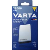 Batterie externe Power Bank Energy 15000 + câble de Charge 15000 mAh blanc - VARTA