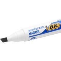 Pack 4 Feutres tableau blanc effaçable 1751 ECOLUTIONS Pointe Biseau Large N/B/R/V - BIC