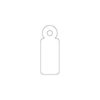 Boite 1000 étiquettes bijouterie 13 x 34 mm - APLI-AGIPA