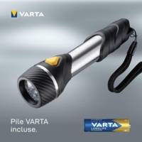 Lampe de Poche 5 LEDs Inclus 1 Pile longlife Power AA LR06 - VARTA