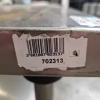 Table inox - Largeur XL (L=1610-2010mm) - Avec étagère basse, Sur Roulettes - TBLXLP70EtagRoul - Vesto