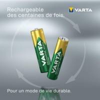 Lot de 2 piles téléphone AAA "Professional Phone Power" 800mAh - VARTA