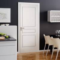 Bloc-porte alvéolaire postformé SEVIAC à peindre hui.perf+72x54 mm - 204 x 73 cm - Gedimat - JELD WEN