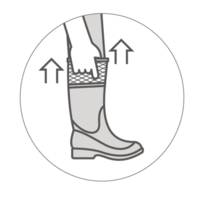 Botte PVC GROUNDHC OB verte - Gedimat - DELTA PLUS