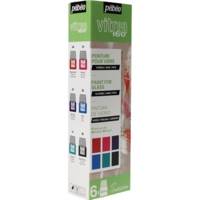 Set Initiation N°2 Peinture Vitréa V160 pour Verre Brillant 6x20ml - PÉBÉO