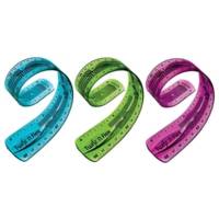 Règle plate Twist'n Flex Incassable Flexible 15 cm couleur aléatoire - MAPED