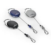 Clip ceinture yoyo Avec crochet porte badge Gris - DURABLE