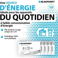 Paquet de 10 piles AA alcalines - BLAUPUNKT