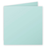 Pack de 25 Carte 210g pliée 135x135 vert jade 210g - Clairefontaine