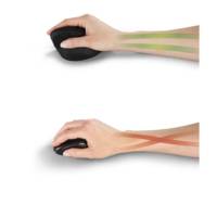 Souris sans fil verticale ergonomique "EMW-500", 6 boutons, noire - HAMA