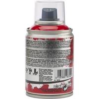 Aérosol 100 ml Peinture opaque permanente faible odeur Rouge brillant - PÉBÉO