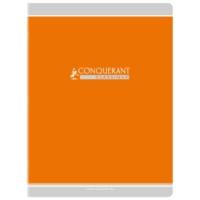 Cahier agrafé 24X32cm 48P 90G grands carreaux coloris aléatoire - CONQUÉRANT