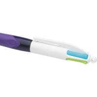 Stylo 4 Colours GRIP FASHION Pointe Moyenne Encre Fantaisie - BIC