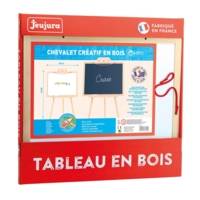 Chevalet Creatif en Bois ardoise réversible et à suspendre - JEUJURA