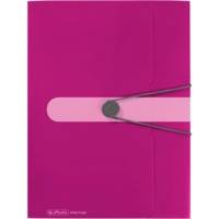 Chemise easyorga to go, A4, film PP, framboise - Herlitz