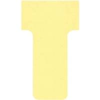 Lot de 100 fiches T indice 1 jaune - NOBO