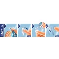 Etui 5 crochets + 8 languettes Powerstrips Transparent Max 0,2 kg - TESA