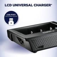 Chargeur LCD universel Charger+ avec port USB sans Accus - VARTA
