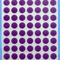 Sachet de 462 étiquettes Gommettes de signalisation Rondes 8mm Violet - Apli-Agipa