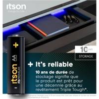 Pack de 10 Piles Alcalines LR6/AA 1,5V itsPREMIUM - ITSON